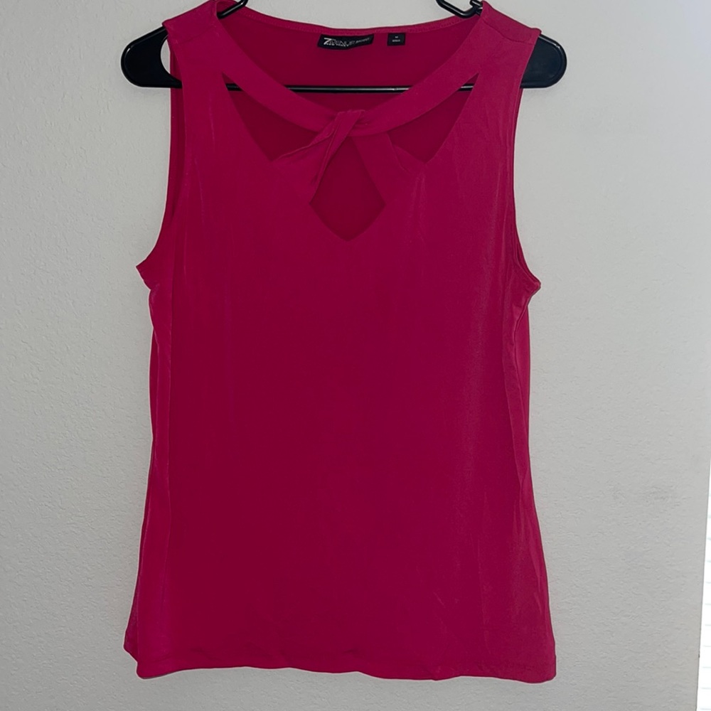 Fuchsia blouse sleeveless